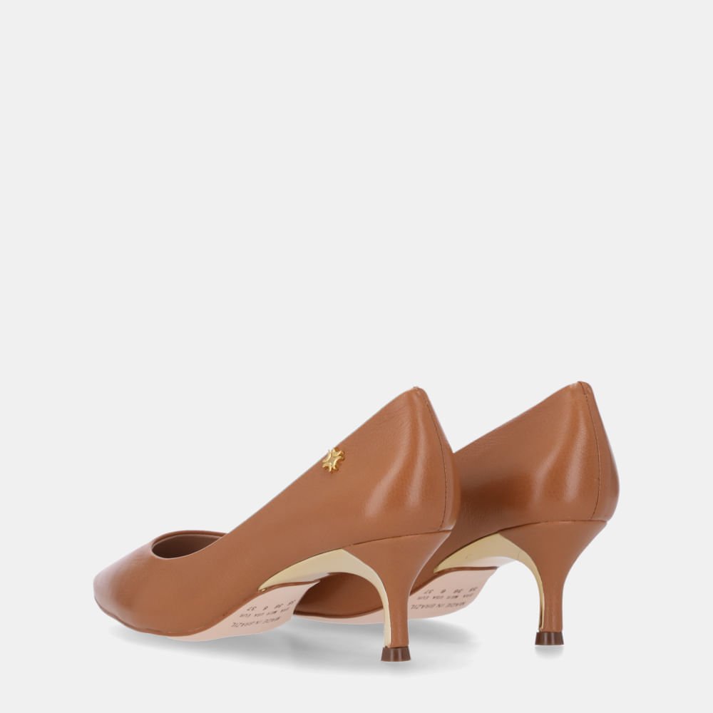 Scarpin Saara Amêndoa - 58060700 Amendoa 3