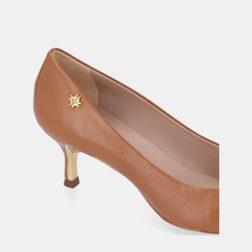 Scarpin Saara Amêndoa - 58060700 Amendoa 4