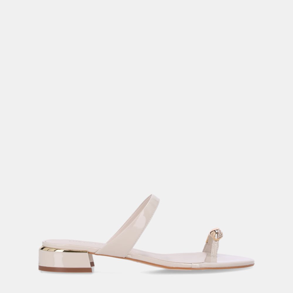 Chinelo Couro Verona Panna - 80910012