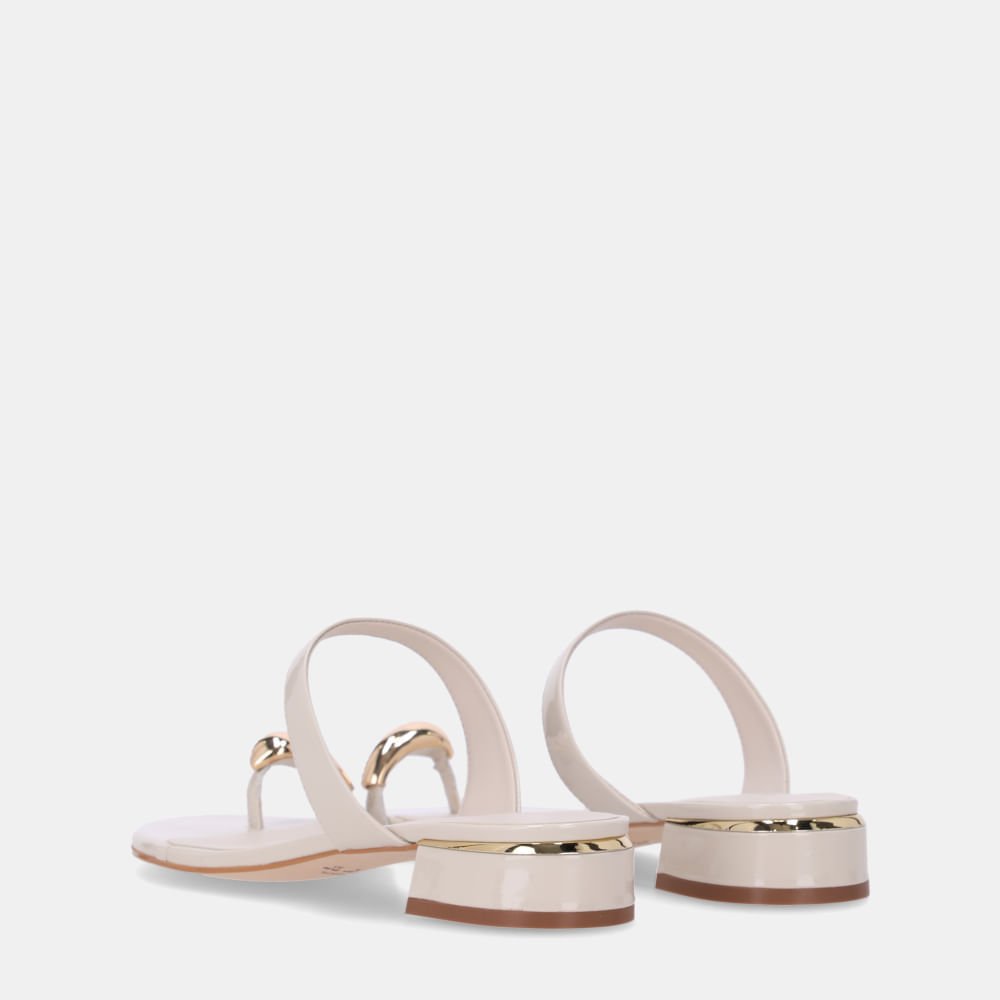 Chinelo Couro Verona Panna - 80910012 Panna 3