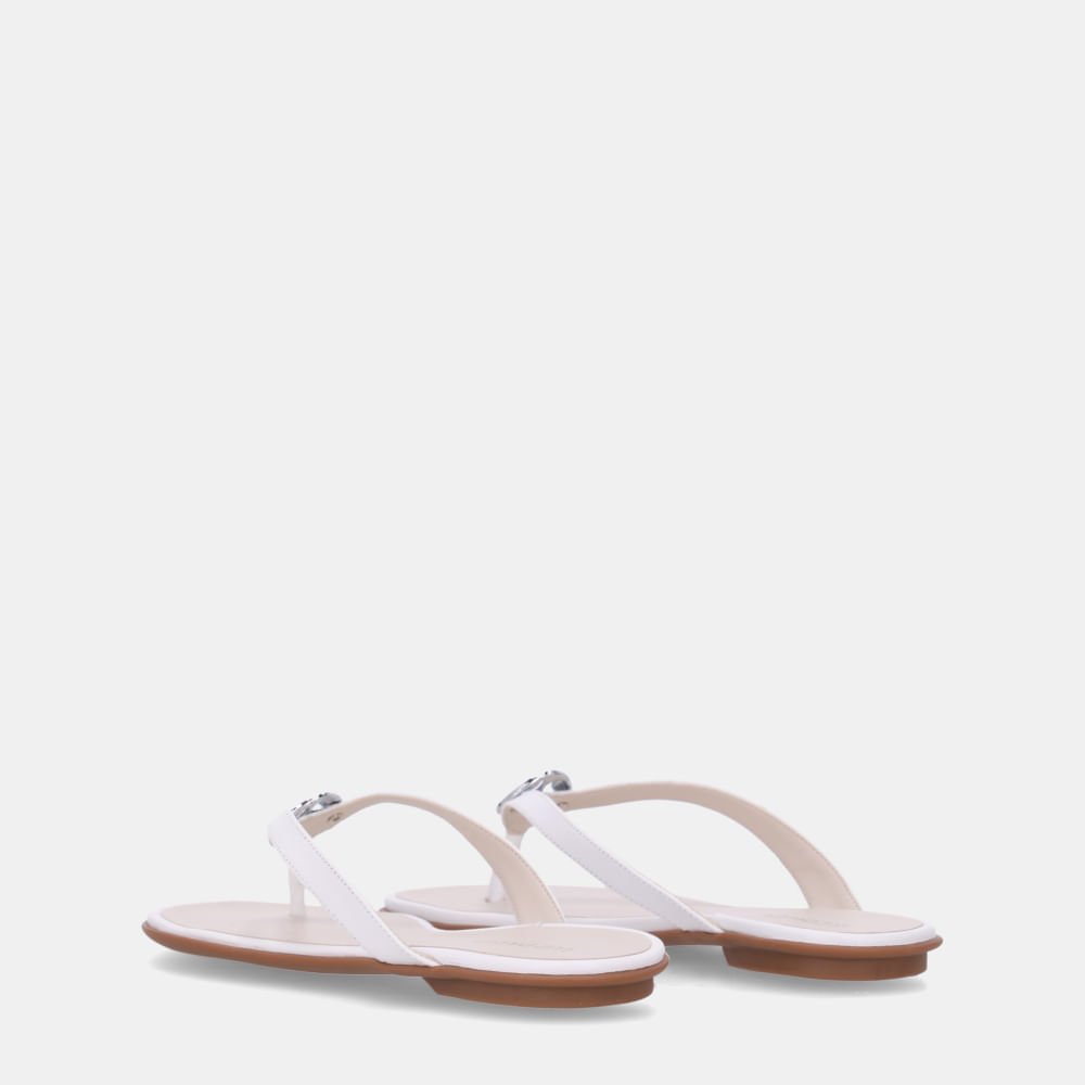 Chinelo Couro Saara Bianco - 52210070 Bianco 3