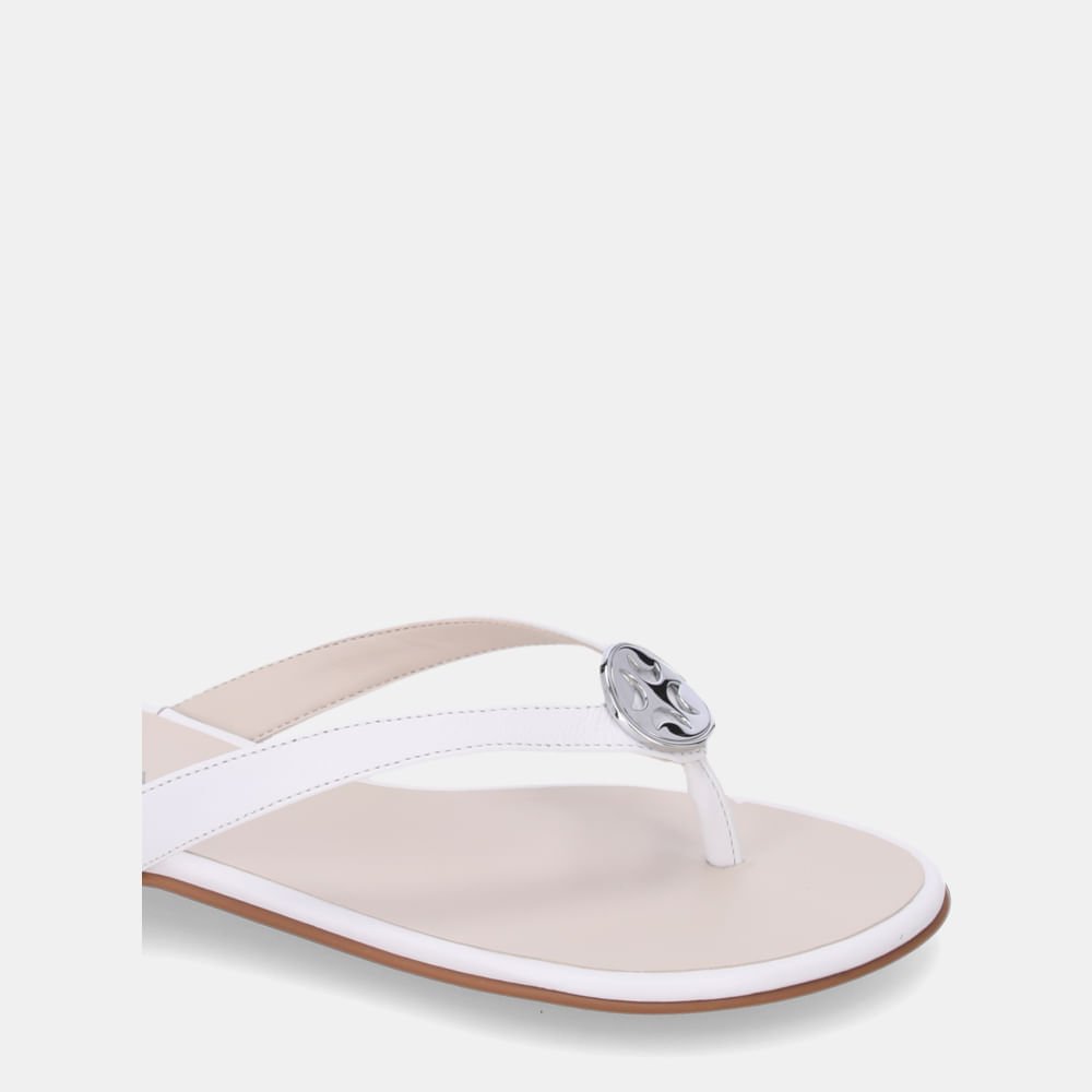 Chinelo Couro Saara Bianco - 52210070 Bianco 4