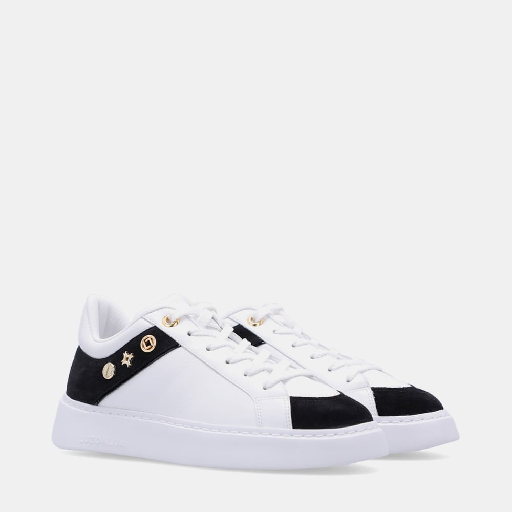 Tênis Camurça Preto/saara Bianco - 80620009 Bianco/Preto 2