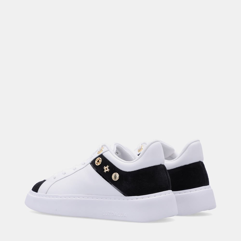 Tênis Camurça Preto/saara Bianco - 80620009 Bianco/Preto 3