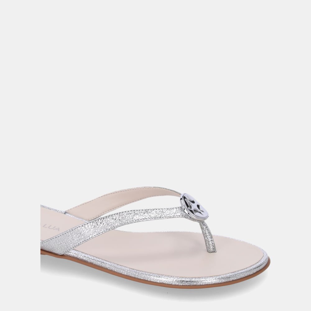 Chinelo Couro Vênus Prata - 52210070 Prata 4