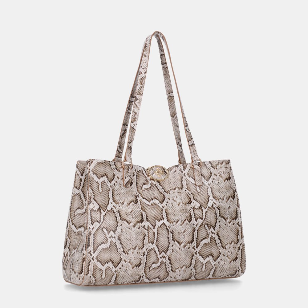 Bolsa Diana Shopping Grande Snake Panna - 2000751 Panna 3