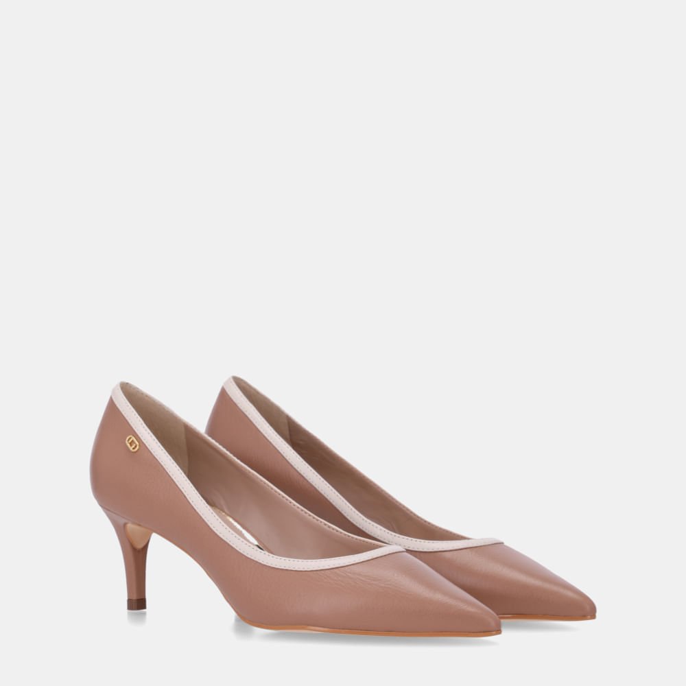 Scarpin Atacama Mousse Com Saara Panna - 80830003 Mousse 2