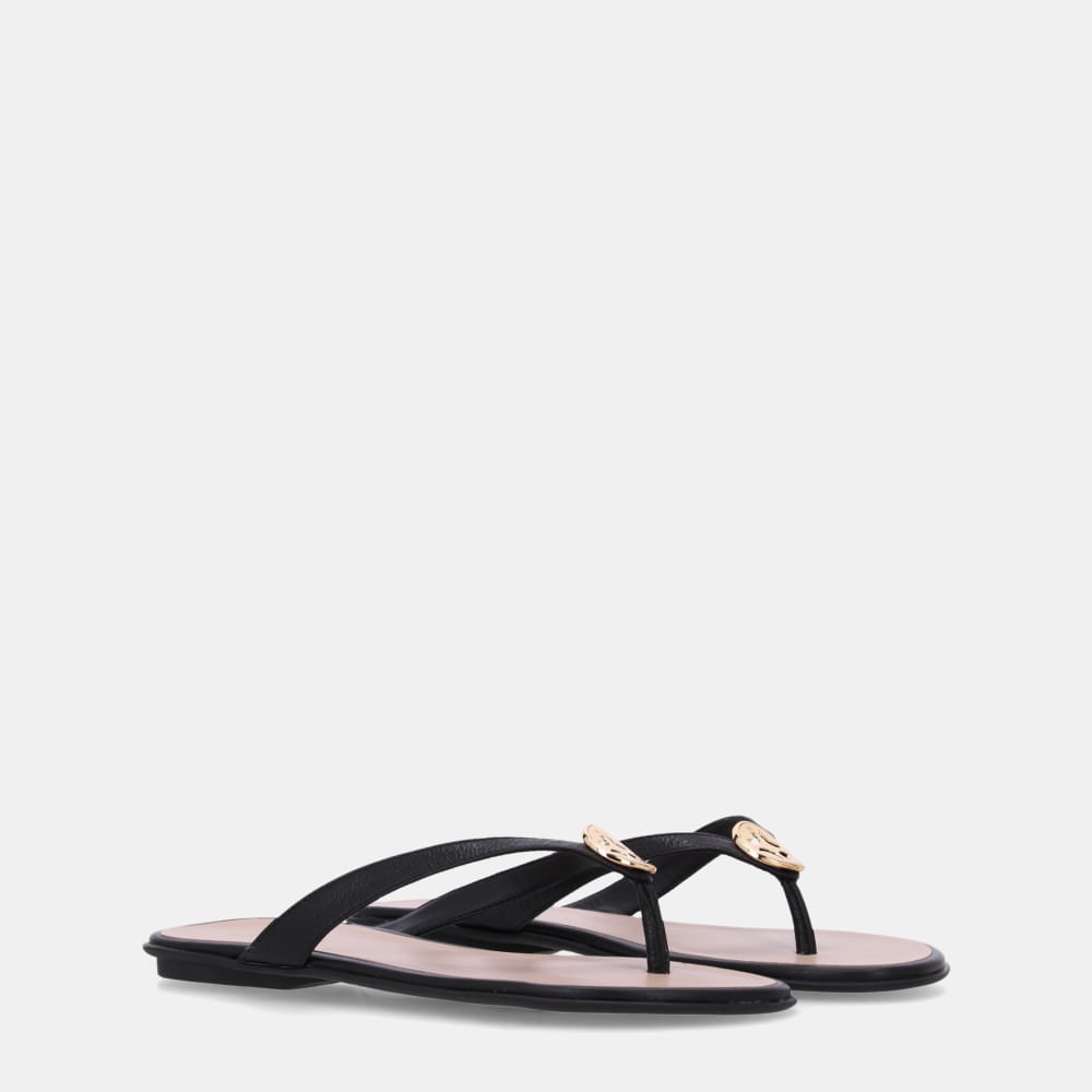 Chinelo Couro Saara Preto - 52210070 Preto 2