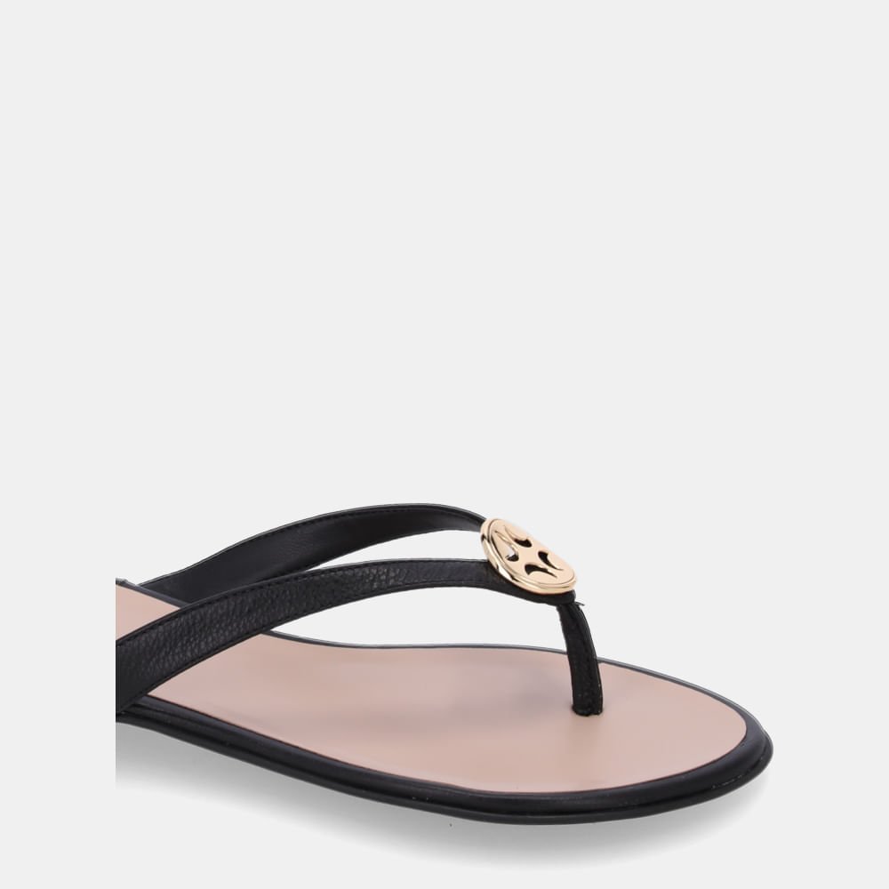 Chinelo Couro Saara Preto - 52210070 Preto 4