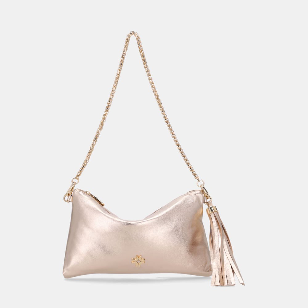 Bolsa Clutch Pequena Laminati Ouro - 2000530