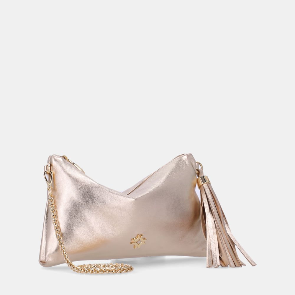 Bolsa Clutch Pequena Laminati Ouro - 2000530 Ouro 3