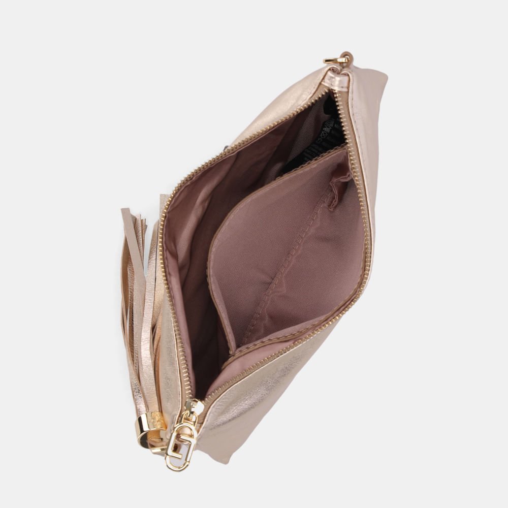 Bolsa Clutch Pequena Laminati Ouro - 2000530 Ouro 4