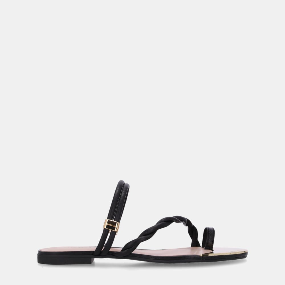Chinelo Couro Saara Preto - 53129400