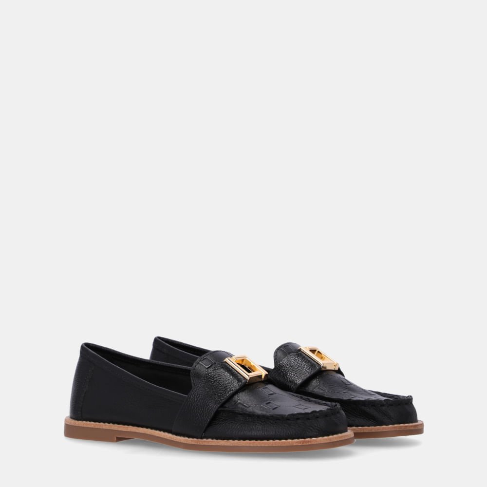 Mocassim Lux Preto - 60850002 Preto 2