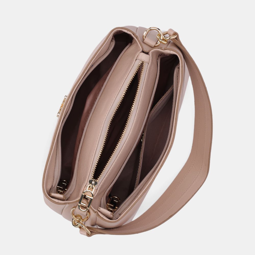 Bolsa Selena Tote Média New Ridge Bege - 2000616 Bege 4
