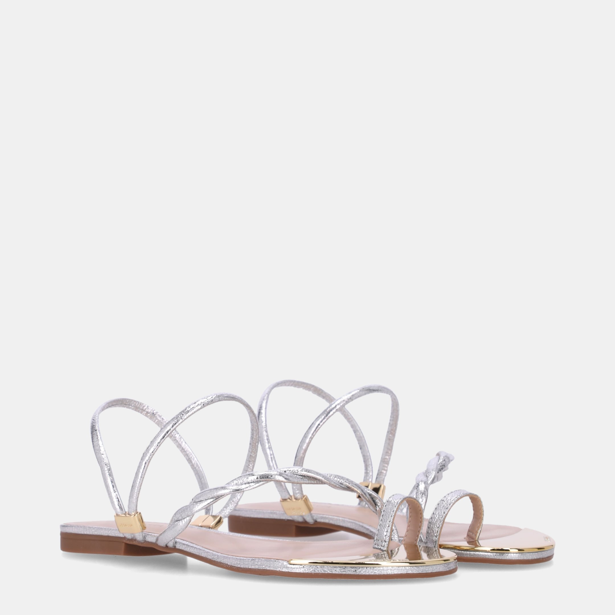Chinelo Couro Vênus Prata - 53129400 Prata 3