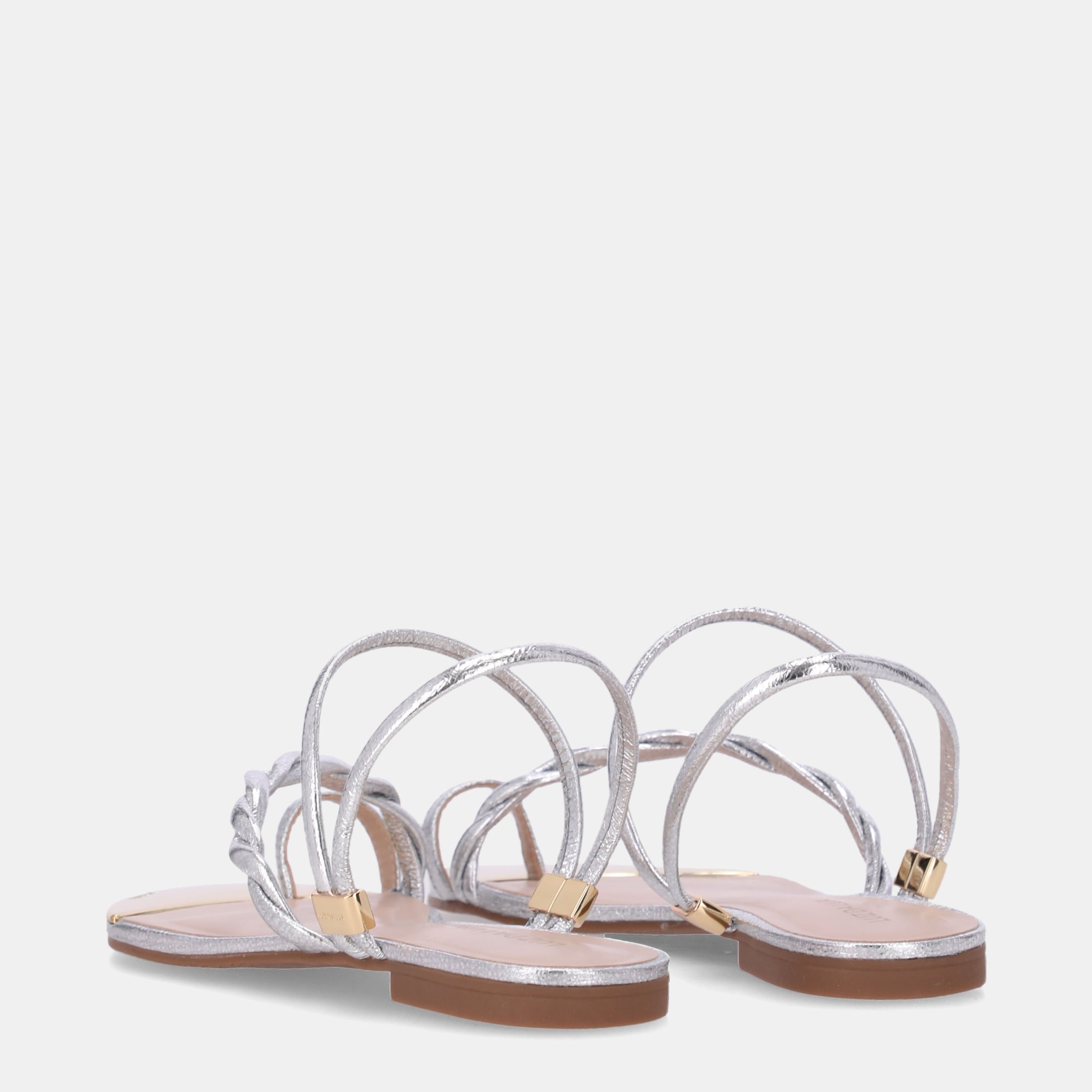 Chinelo Couro Vênus Prata - 53129400 Prata 4