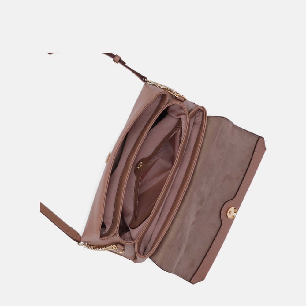 Bolsa Satchel Média Atacama Mousse - 2000749