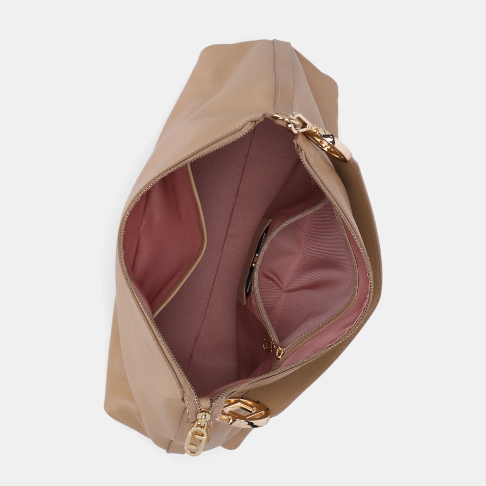 Bolsa Hobo Grande New Ridge Frappe - 2000550 Frappe 4