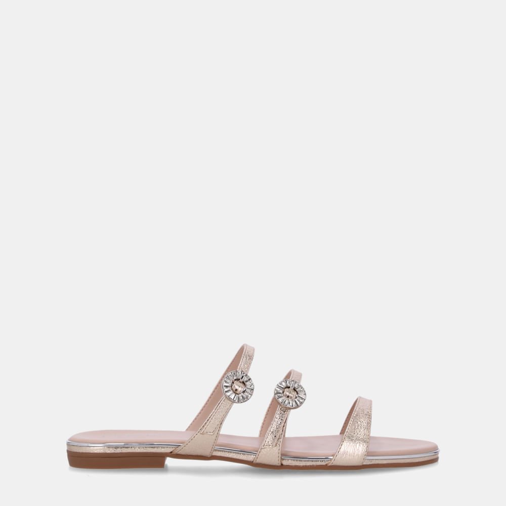 Chinelo Couro Vênus Ouro - 54870073