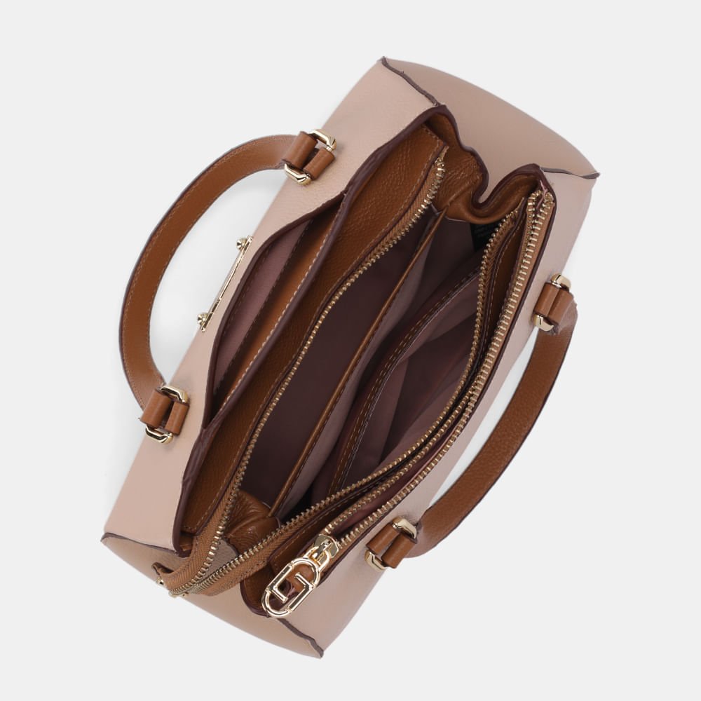 Bolsa Tote Média New Ridge Latte - 10006219 Latte 4