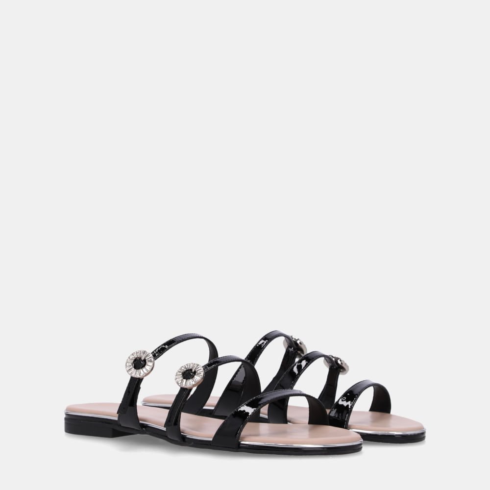 Chinelo Couro Verona Preto - 54870073 Preto 2
