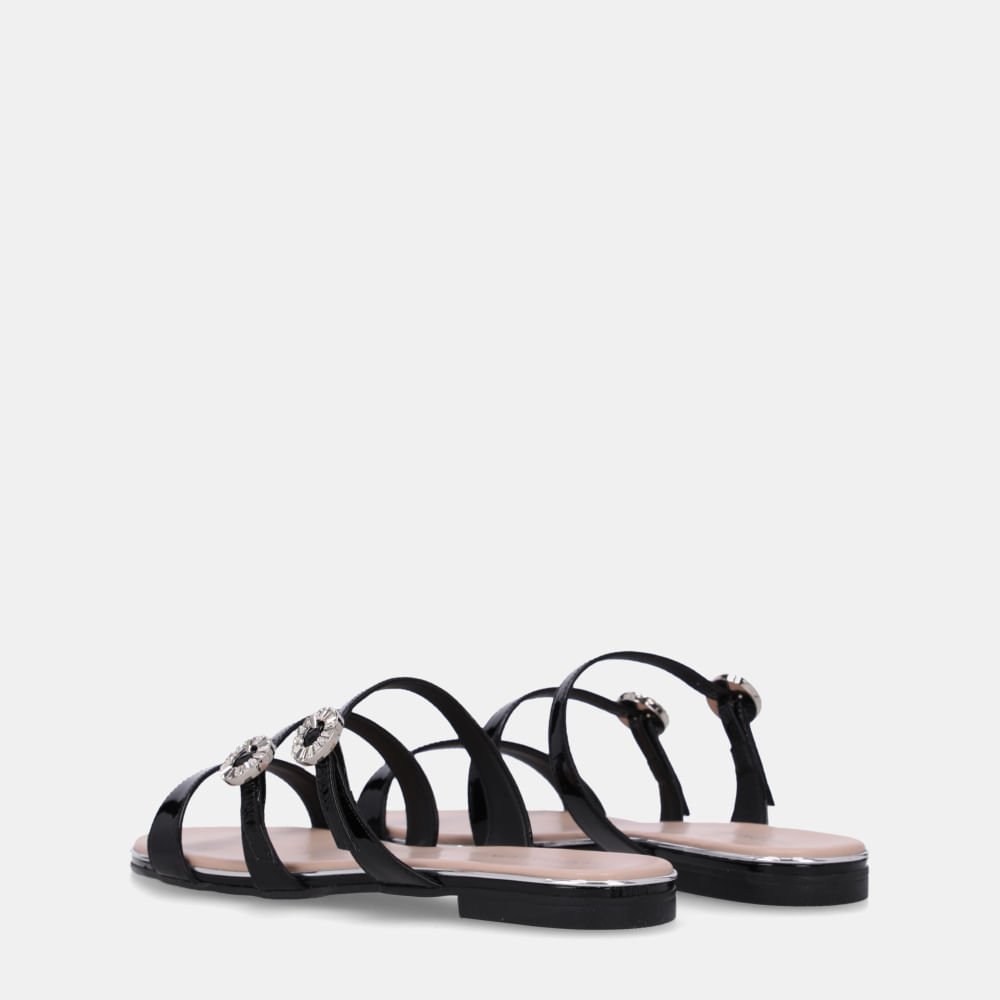 Chinelo Couro Verona Preto - 54870073 Preto 3
