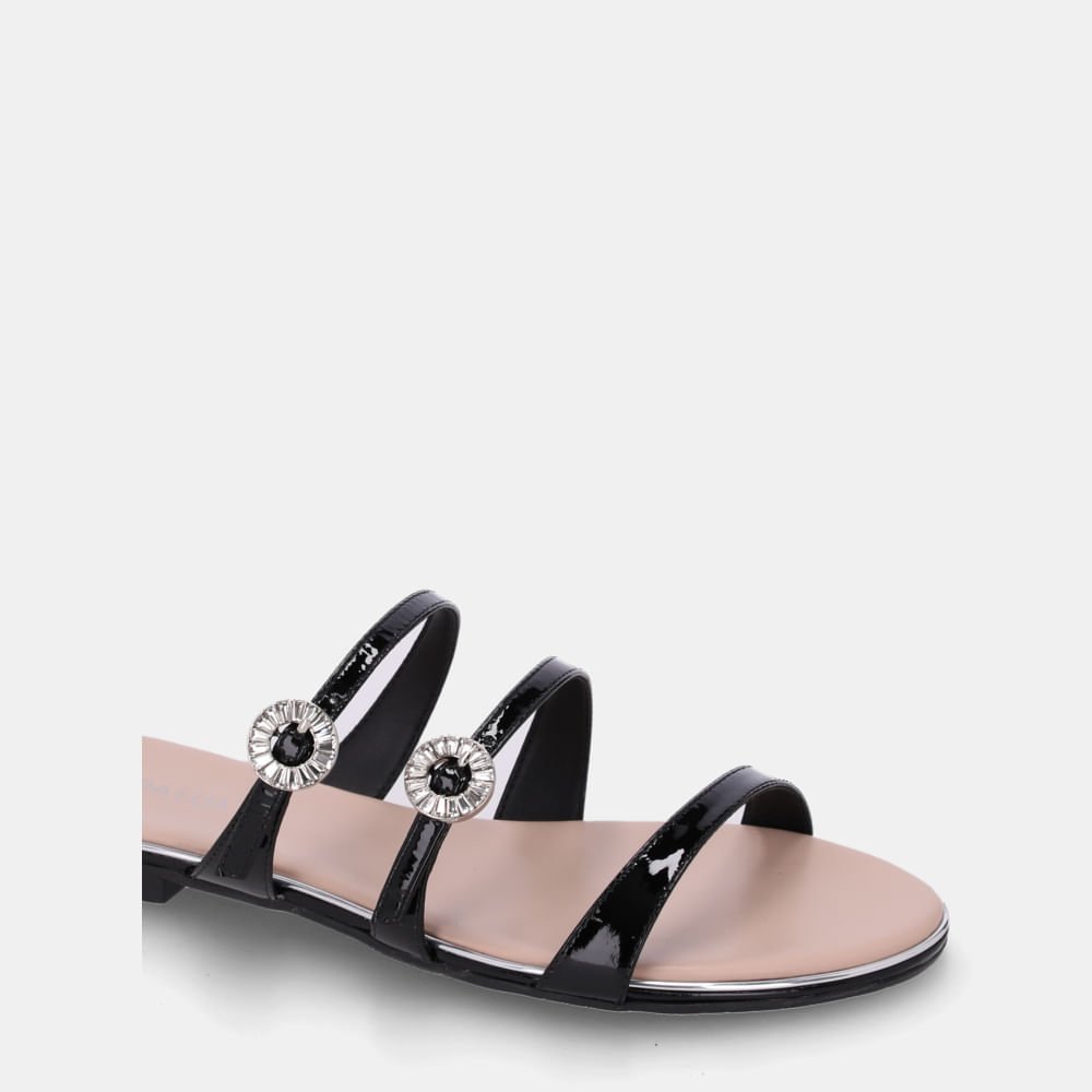 Chinelo Couro Verona Preto - 54870073 Preto 4