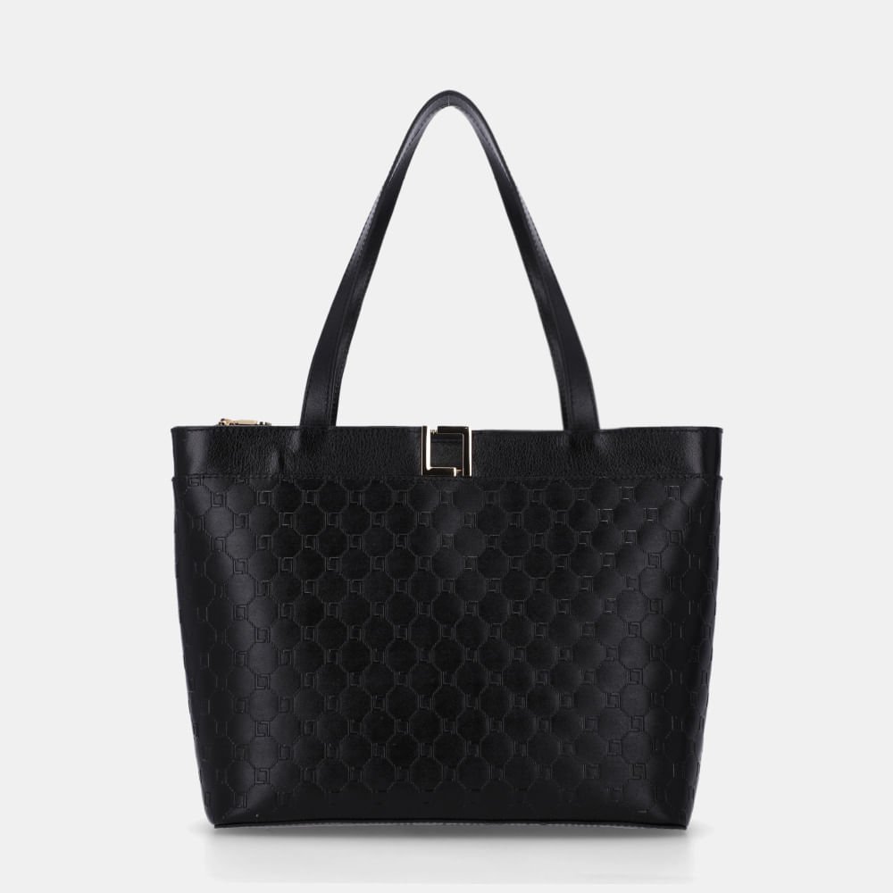 Bolsa Shopping Grande Lux Preto - 2000770