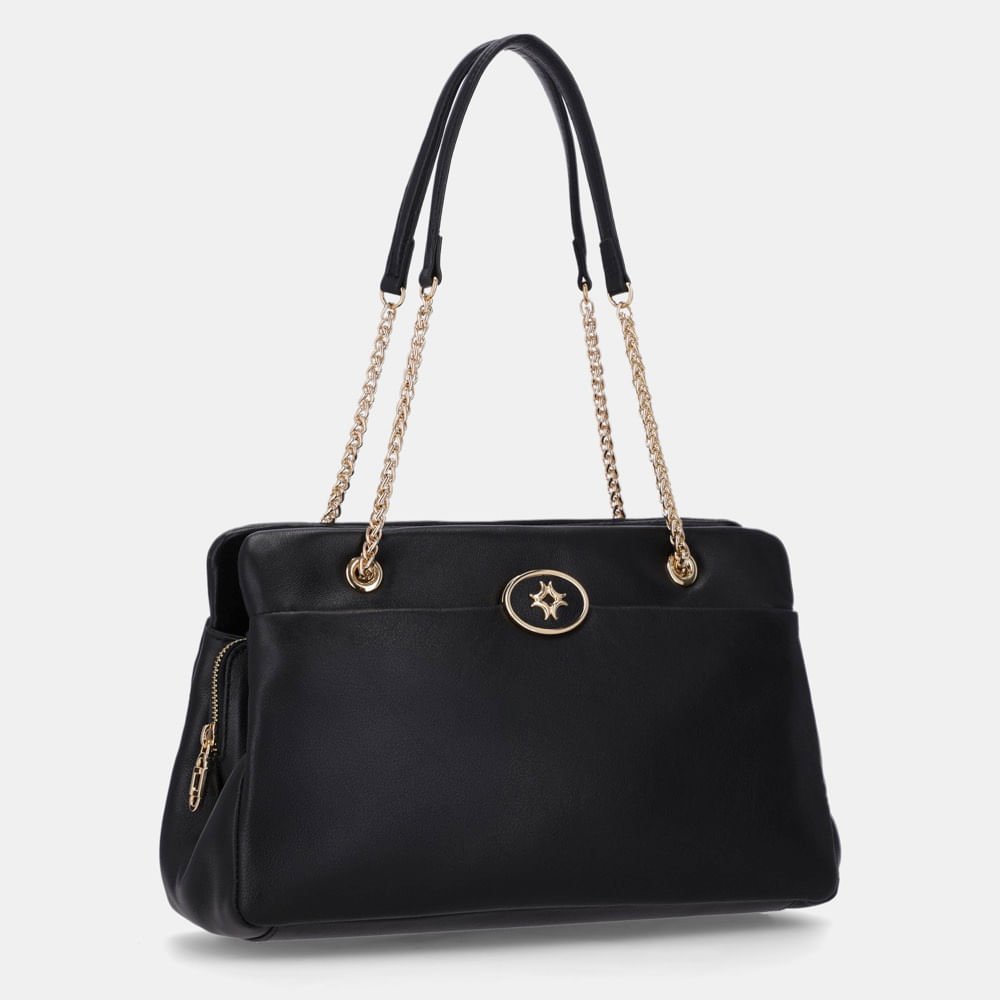 Bolsa Shopping Grande Saara Preto - 2000742 Preto 3