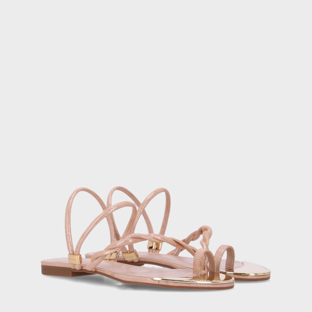 Chinelo Couro Puntini Bege - 53129400 Bege 3