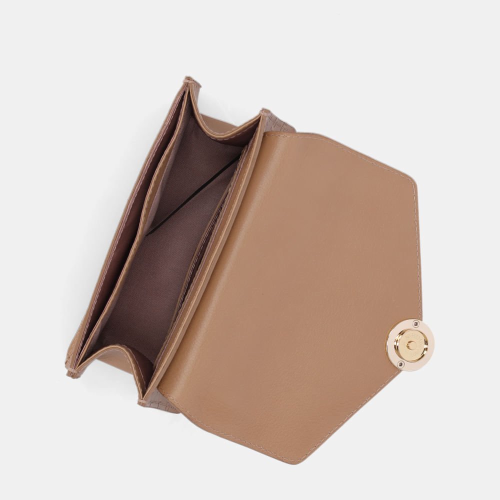 Bolsa Satchel Pequena Lux Butter - 2000702 Butter 4