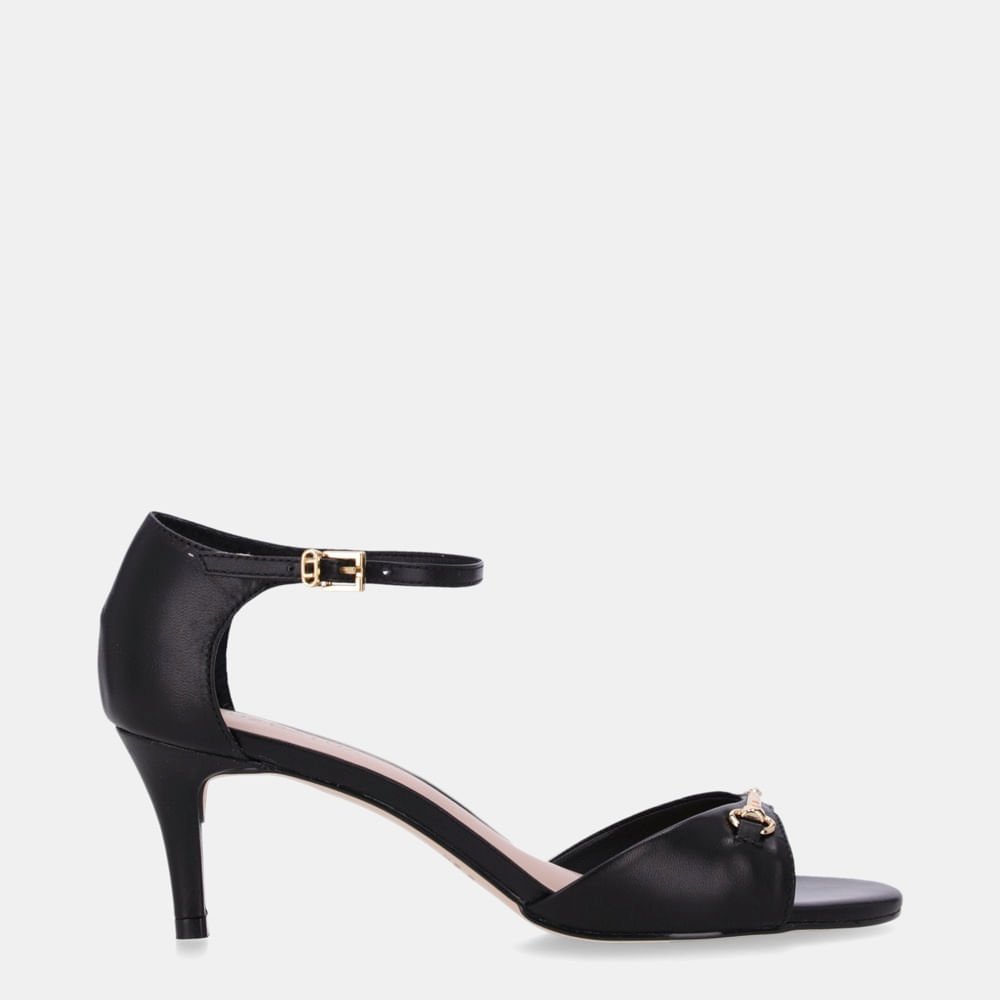 Sandália De Salto Pelica Preto - 80840010