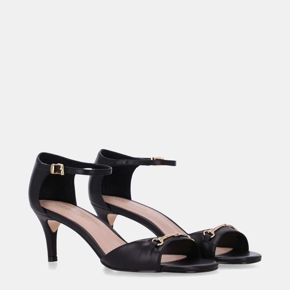 Sandália De Salto Pelica Preto - 80840010 Preto 2