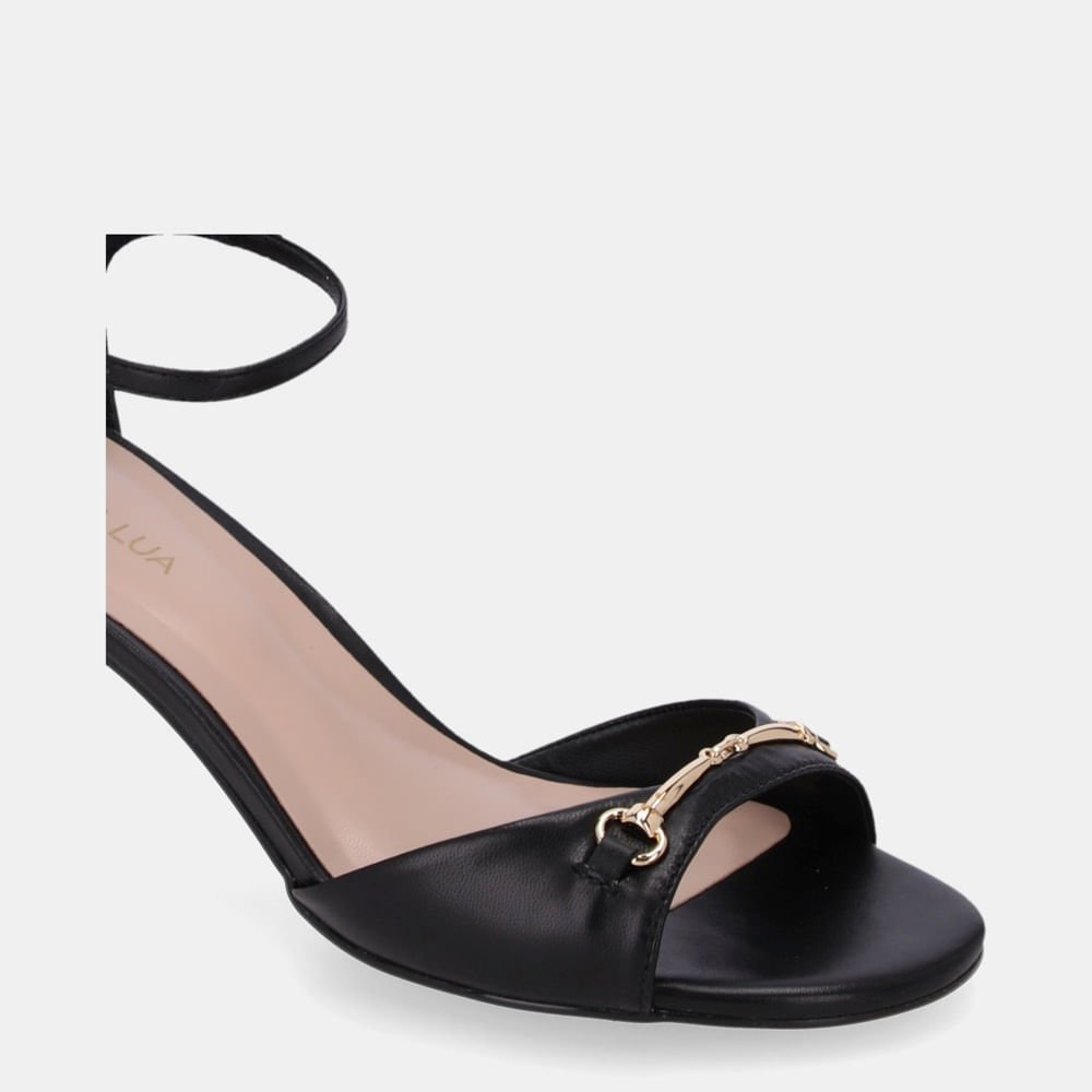 Sandália De Salto Pelica Preto - 80840010 Preto 4