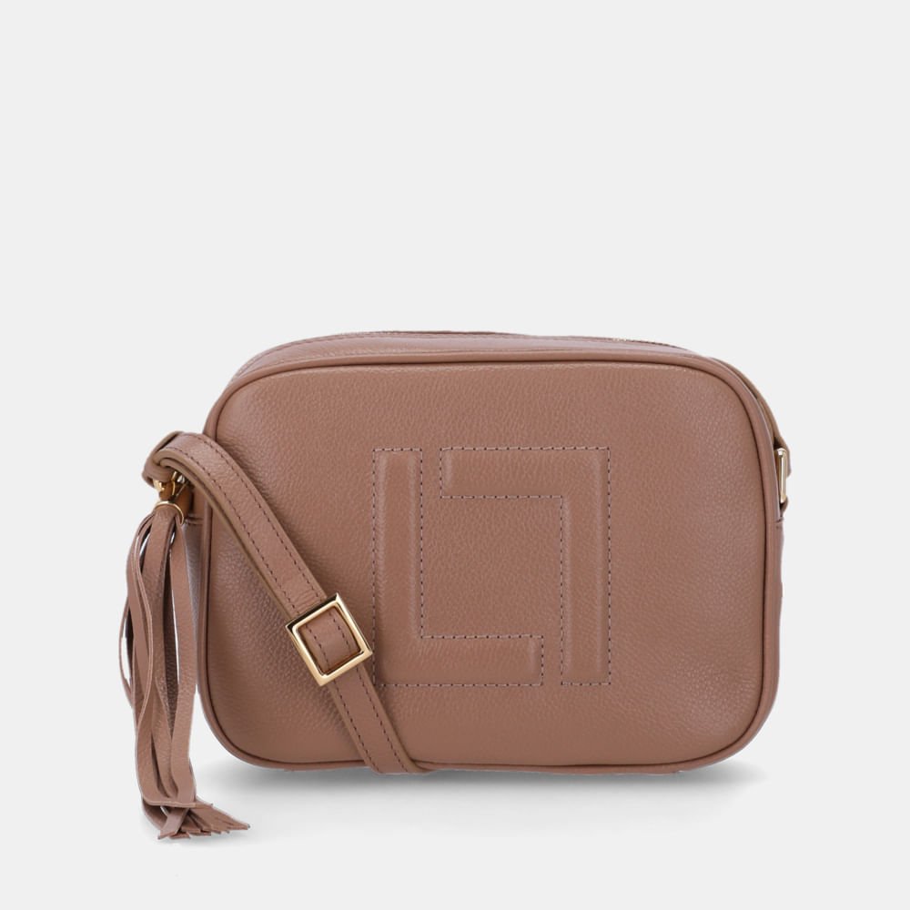 Bolsa Ellie Tiracolo Pequena New Ridge Mousse - 10004962