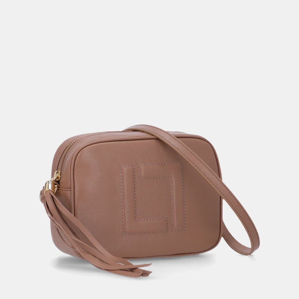 Bolsa Ellie Tiracolo Pequena New Ridge Mousse - 10004962 Mousse 3