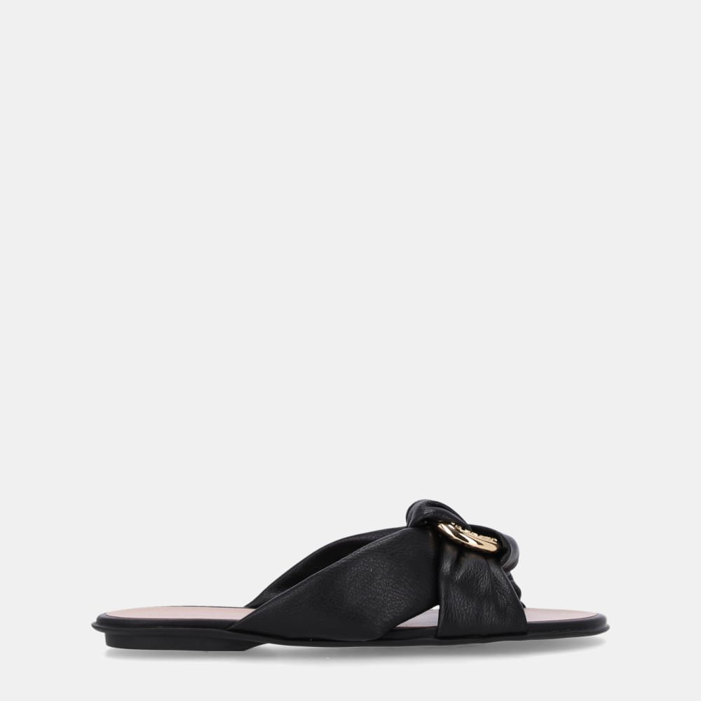 Chinelo Couro Saara Preto - 52210071