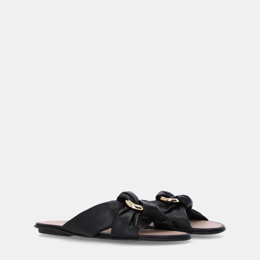 Chinelo Couro Saara Preto - 52210071 Preto 2
