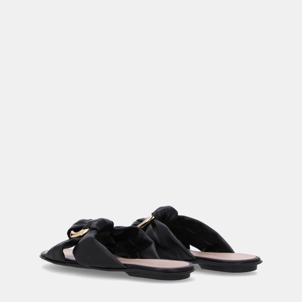 Chinelo Couro Saara Preto - 52210071 Preto 3