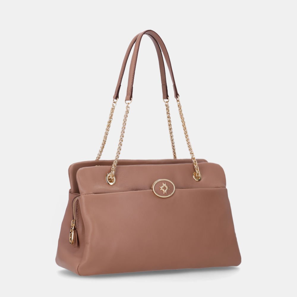 Bolsa Shopping Grande Saara Mousse - 2000742 Mousse 3