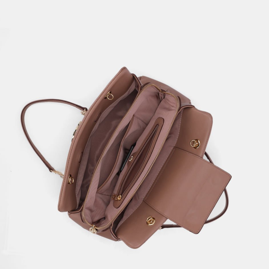 Bolsa Shopping Grande Saara Mousse - 2000742 Mousse 4