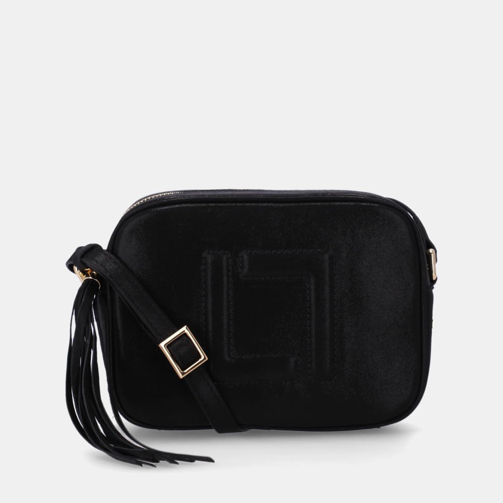 Bolsa Ellie Tiracolo Pequena Puntini Preto - 10004962