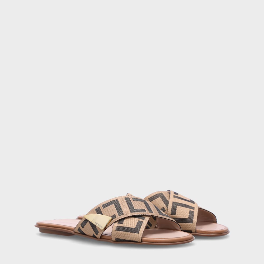 Chinelo Gorgorão Preto/amêndoa - 52211110 Amêndoa 2