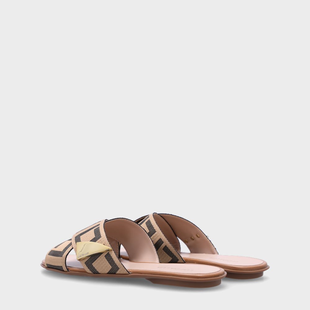 Chinelo Gorgorão Preto/amêndoa - 52211110 Amêndoa 3