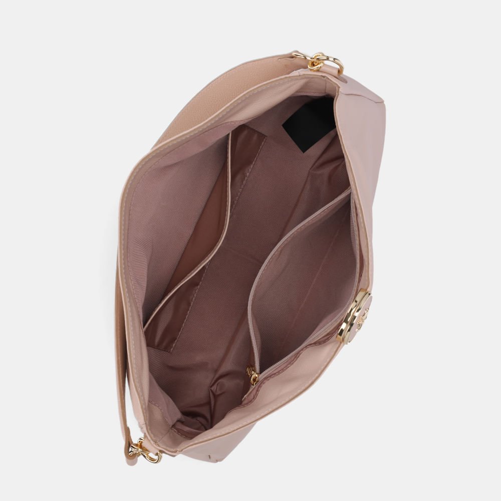 Bolsa Hobo Grande New Ridge Bege - 2000724 Bege 4