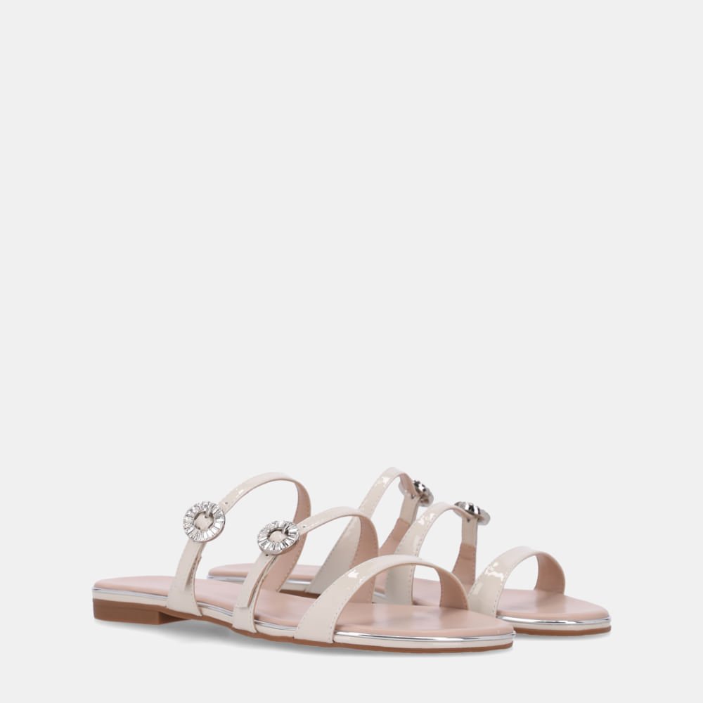Chinelo Couro Verona Panna - 54870073 Panna 3