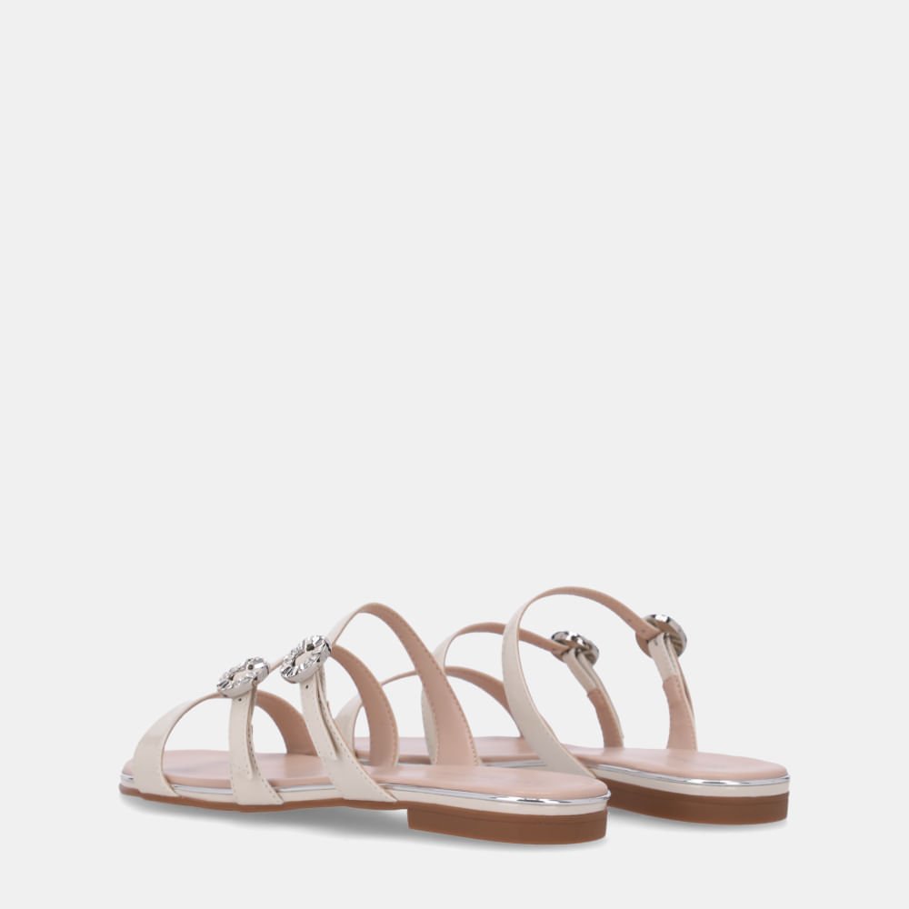 Chinelo Couro Verona Panna - 54870073 Panna 4