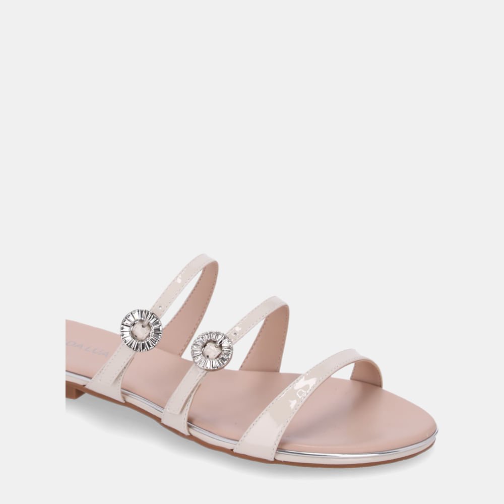 Chinelo Couro Verona Panna - 54870073 Panna 5