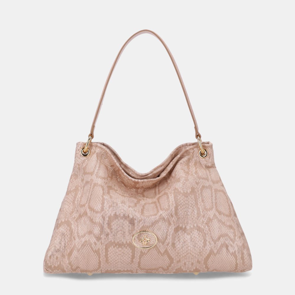 Bolsa Hobo Grande Snake Ouro - 2000780